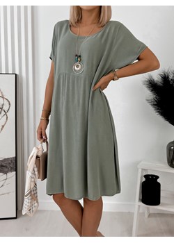 sukienka didi khaki uni ze sklepu UBRA w kategorii Sukienki - zdjęcie 173703624