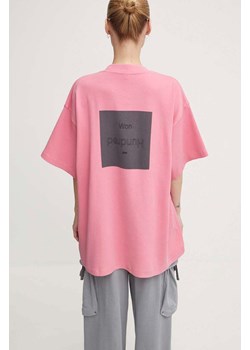 Won Hundred t-shirt damski kolor różowy 3106-12074 ze sklepu ANSWEAR.com w kategorii Bluzki damskie - zdjęcie 173704374
