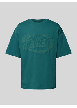 T-shirt o kroju oversized z nadrukiem z logo ze sklepu Peek&Cloppenburg  w kategorii T-shirty męskie - zdjęcie 173705364