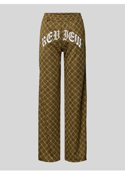 Spodnie dresowe o kroju regular fit z naszywkami z logo ze sklepu Peek&Cloppenburg  w kategorii Spodnie damskie - zdjęcie 173705370