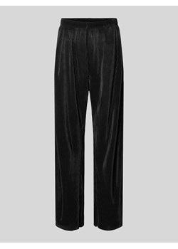 Spodnie materiałowe o rozkloszowanym kroju z elastycznym pasem model ‘NISHE’ ze sklepu Peek&Cloppenburg  w kategorii Spodnie damskie - zdjęcie 173705373
