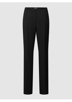 Spodnie o kroju straight fit w kant ze sklepu Peek&Cloppenburg  w kategorii Spodnie damskie - zdjęcie 173705414