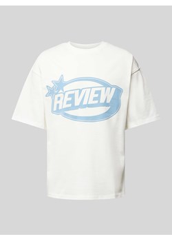 T-shirt o kroju oversized z nadrukiem z logo ze sklepu Peek&Cloppenburg  w kategorii T-shirty męskie - zdjęcie 173705531