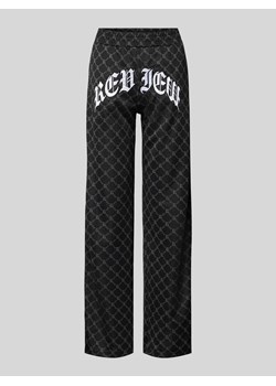 Spodnie dresowe o kroju regular fit z naszywkami z logo ze sklepu Peek&Cloppenburg  w kategorii Spodnie damskie - zdjęcie 173705554