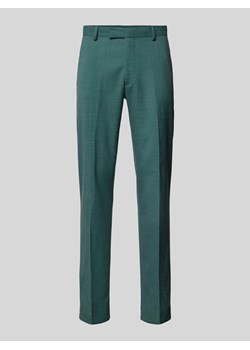 Spodnie do garnituru o kroju regular fit z zakładkami w pasie ze sklepu Peek&Cloppenburg  w kategorii Spodnie męskie - zdjęcie 173705562