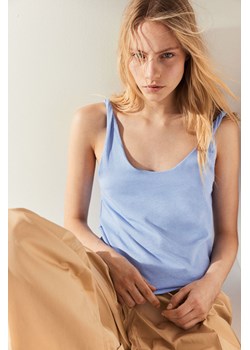 H & M - Top na skręconych ramiączkach - Niebieski ze sklepu H&M w kategorii Bluzki damskie - zdjęcie 173705730