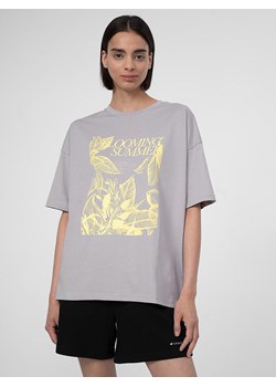 4F Koszulka w kolorze szarym ze sklepu Limango Polska w kategorii Bluzki damskie - zdjęcie 173706991