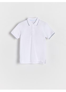 Reserved - Koszulka polo - biały ze sklepu Reserved w kategorii T-shirty chłopięce - zdjęcie 173708683