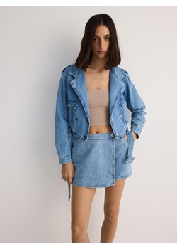 Reserved - Jeansowe spódnico-szorty - niebieski ze sklepu Reserved w kategorii Szorty - zdjęcie 173708691