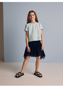 Reserved - Spódniczka z falbanką - czarny ze sklepu Reserved w kategorii Spódnice dziewczęce - zdjęcie 173710022