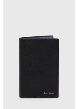 Paul Smith portfel skórzany męski kolor czarny M1A-4774-NMFUJI ze sklepu PRM w kategorii Portfele męskie - zdjęcie 173710394