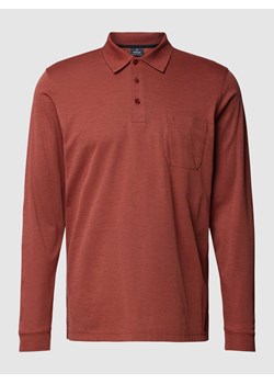 Koszulka polo z długim rękawem ze sklepu Peek&Cloppenburg  w kategorii T-shirty męskie - zdjęcie 173710491