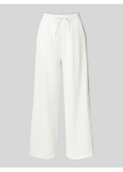 Spodnie materiałowe o kroju regular fit z efektem marszczenia model ‘THYRA’ ze sklepu Peek&Cloppenburg  w kategorii Spodnie damskie - zdjęcie 173710510