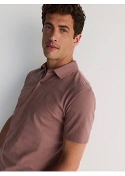 Reserved - Koszulka polo regular fit - jasnofioletowy ze sklepu Reserved w kategorii T-shirty męskie - zdjęcie 173710994