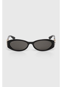 Gucci okulary przeciwsłoneczne damskie kolor czarny GG1660S ze sklepu ANSWEAR.com w kategorii Okulary przeciwsłoneczne damskie - zdjęcie 173711480