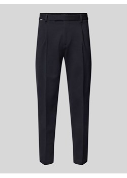 Spodnie do garnituru o kroju tapered fit w kant model ‘SALTO’ ze sklepu Peek&Cloppenburg  w kategorii Spodnie męskie - zdjęcie 173711934
