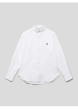 Koszula casualowa o kroju slim fit z kołnierzykiem typu button down ze sklepu Peek&Cloppenburg  w kategorii Koszule chłopięce - zdjęcie 173711944