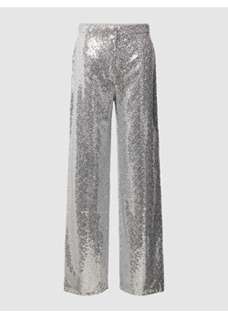 Spodnie z cekinowym obszyciem model ‘Dasha’ ze sklepu Peek&Cloppenburg  w kategorii Spodnie damskie - zdjęcie 173711981