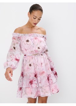 Mohito - Szyfonowa sukienka mini - różowy ze sklepu Mohito w kategorii Sukienki - zdjęcie 173712762