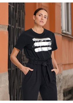 Sinsay - Koszulka z nadrukiem - czarny ze sklepu Sinsay w kategorii Bluzki damskie - zdjęcie 173713872
