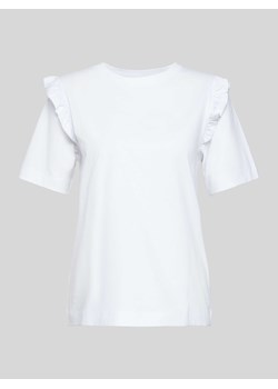 T-shirt z falbanami model ‘CILLEE’ ze sklepu Peek&Cloppenburg  w kategorii Bluzki damskie - zdjęcie 173714773