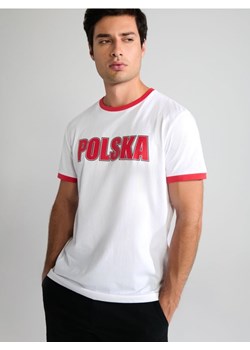 Sinsay - Koszulka Polska - biały ze sklepu Sinsay w kategorii T-shirty męskie - zdjęcie 173720102