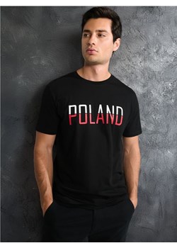 Sinsay - Koszulka Polska - czarny ze sklepu Sinsay w kategorii T-shirty męskie - zdjęcie 173720104