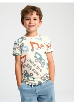 Sinsay - Koszulka - kremowy ze sklepu Sinsay w kategorii T-shirty chłopięce - zdjęcie 173720123