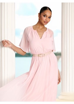 Sinsay - Sukienka midi - różowy ze sklepu Sinsay w kategorii Sukienki - zdjęcie 173720280