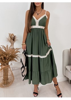 sukienka stella khaki one size ze sklepu UBRA w kategorii Sukienki - zdjęcie 173720762
