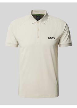 Koszulka polo z nadrukiem z logo model ‘Patteo’ ze sklepu Peek&Cloppenburg  w kategorii T-shirty męskie - zdjęcie 173721644