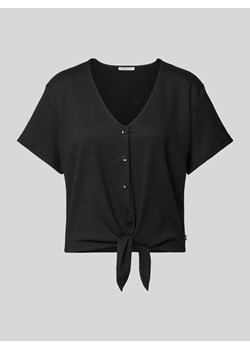 Bluzka z wiązanym dołem ze sklepu Peek&Cloppenburg  w kategorii Bluzki damskie - zdjęcie 173721830