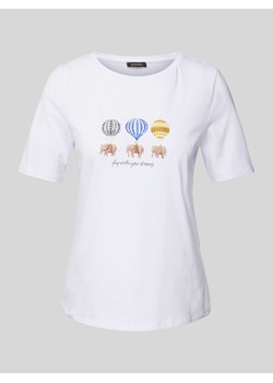T-shirt zdobiony kamieniami ze sklepu Peek&Cloppenburg  w kategorii Bluzki damskie - zdjęcie 173721853