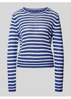 Sweter z dzianiny z okrągłym dekoltem ze sklepu Peek&Cloppenburg  w kategorii Bluzki damskie - zdjęcie 173721861