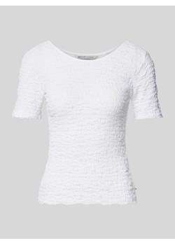 T-shirt z efektem marszczenia ze sklepu Peek&Cloppenburg  w kategorii Bluzki damskie - zdjęcie 173721874