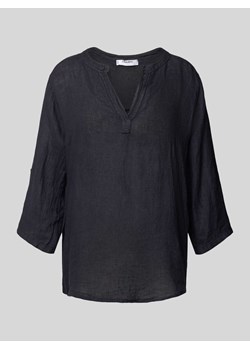 Bluzka z lnu z rękawem o dł. 3/4 model ‘Lucia’ ze sklepu Peek&Cloppenburg  w kategorii Bluzki damskie - zdjęcie 173721894