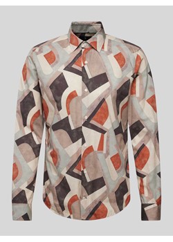 Koszula casualowa regular fit z kołnierzykiem typu kent ze sklepu Peek&Cloppenburg  w kategorii Koszule męskie - zdjęcie 173722040