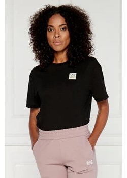 EA7 T-shirt | Regular Fit ze sklepu Gomez Fashion Store w kategorii Bluzki damskie - zdjęcie 173722733