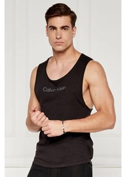Calvin Klein Swimwear Tank top | Regular Fit | z dodatkiem lnu ze sklepu Gomez Fashion Store w kategorii T-shirty męskie - zdjęcie 173723451