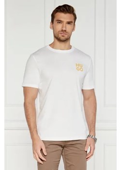 HUGO T-shirt | Regular Fit ze sklepu Gomez Fashion Store w kategorii T-shirty męskie - zdjęcie 173723511
