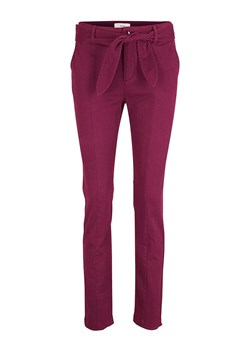 Heine Spodnie chino w kolorze jagodowym ze sklepu Limango Polska w kategorii Spodnie damskie - zdjęcie 173723532