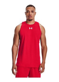 Under Armour Top sportowy &quot;Baseline&quot; w kolorze czerwonym ze sklepu Limango Polska w kategorii T-shirty męskie - zdjęcie 173723643