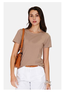 ASSUILI Koszulka w kolorze jasnobrązowym ze sklepu Limango Polska w kategorii Bluzki damskie - zdjęcie 173723831