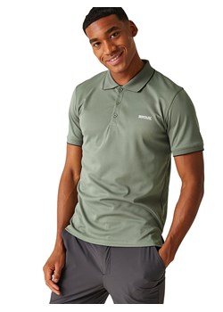 Regatta Funkcyjna koszulka polo &quot;Oakmont&quot; w kolorze khaki ze sklepu Limango Polska w kategorii T-shirty męskie - zdjęcie 173723854