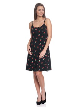 Pussy Deluxe Sukienka &quot;Sweet Cherry&quot; w kolorze czarnym ze sklepu Limango Polska w kategorii Sukienki - zdjęcie 173723864
