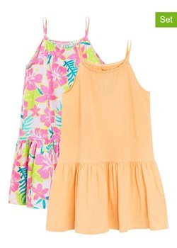 COOL CLUB Sukienki (2 szt.) w kolorze pomarańczowo-jasnoróżowowo-białym ze sklepu Limango Polska w kategorii Sukienki dziewczęce - zdjęcie 173723870