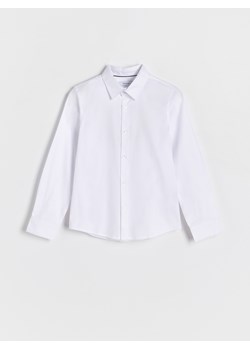 Reserved - Koszula regular fit - biały ze sklepu Reserved w kategorii Koszule chłopięce - zdjęcie 173725384