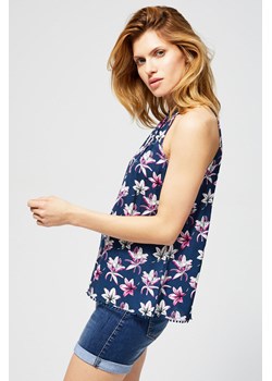 Bluzka koszulowa w kwiaty ze sklepu Moodo.pl w kategorii Bluzki damskie - zdjęcie 173726374