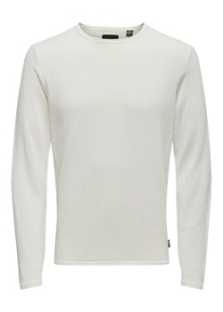 ONLY &amp; SONS Sweter w kolorze kremowym ze sklepu Limango Polska w kategorii Swetry męskie - zdjęcie 173727453