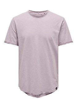 ONLY &amp; SONS Koszulka w kolorze jasnoróżowym ze sklepu Limango Polska w kategorii T-shirty męskie - zdjęcie 173727462